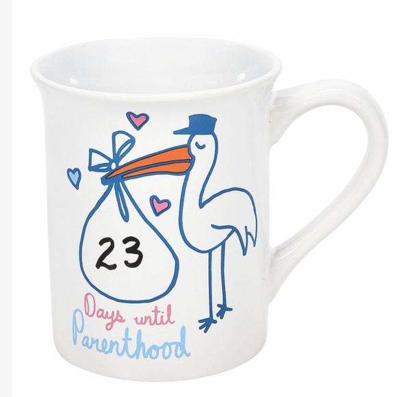 NEW Our Name Is Mud “Days Until Parenthood” Dry Erase Mug - Picture 1 of 8